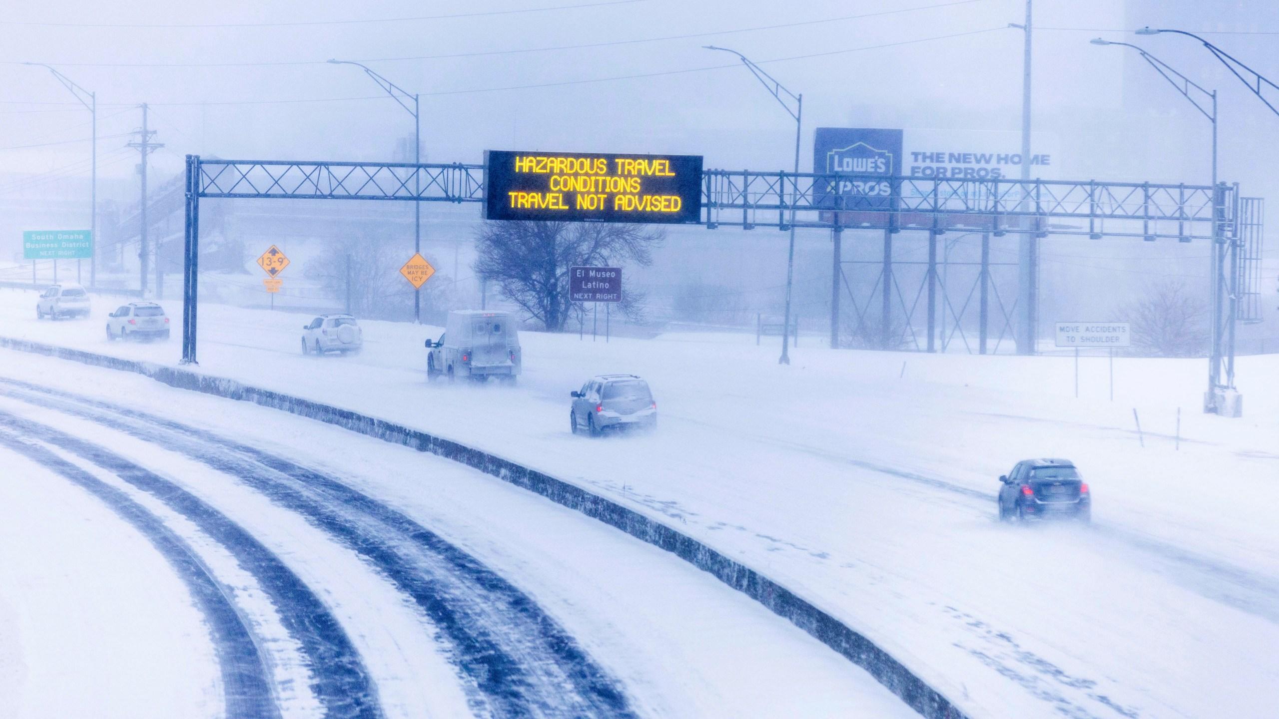 Snow, ice, wind and bitter cold pummels the northern US in ...