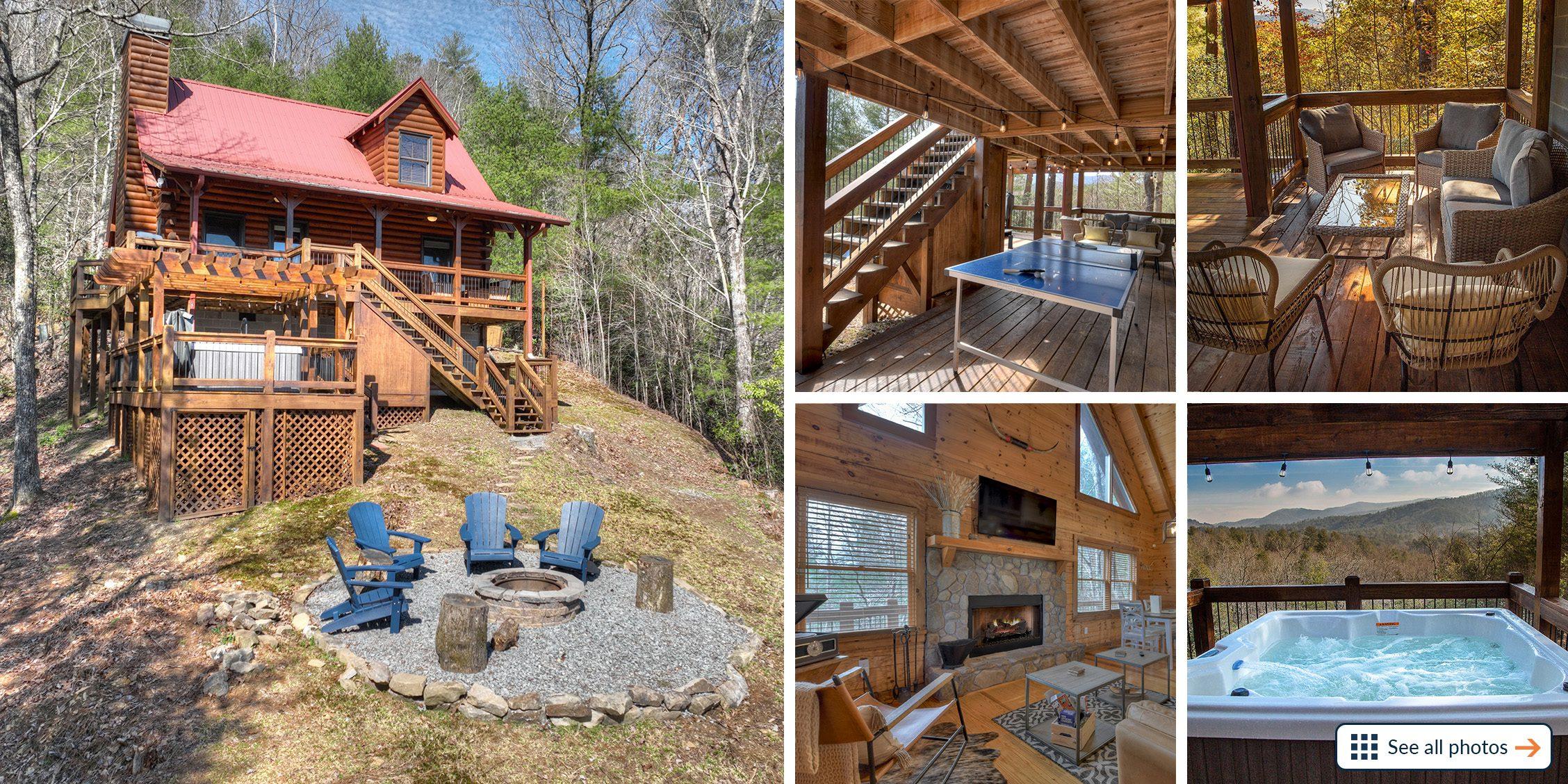 Blue Ridge GA Cabins - Cherry Log Hideaway | Georgia Cabins For You