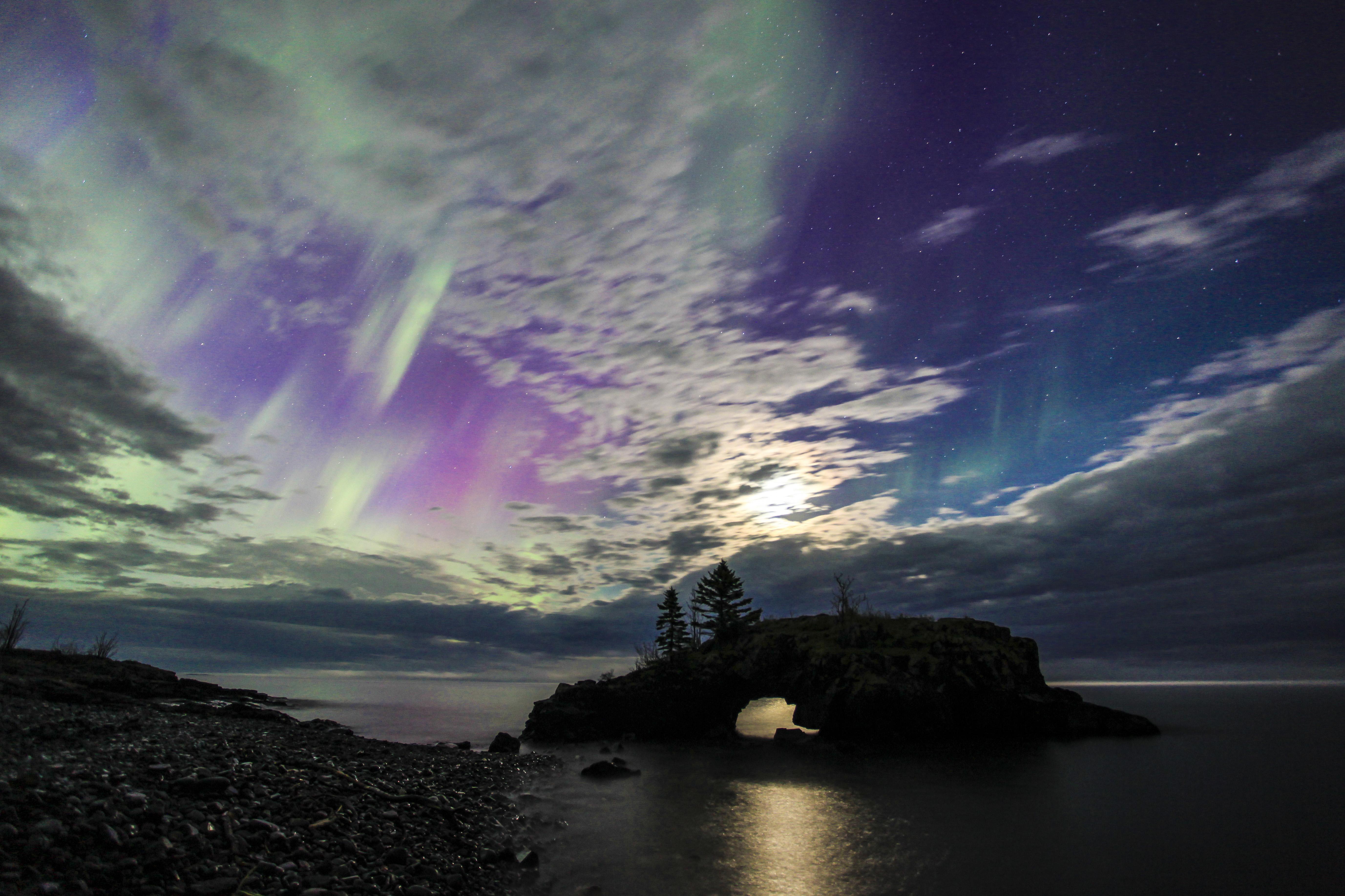 See the Northern Lights in Cook County, Minnesota